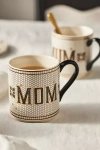 Anthropologie The Bistro Tile Stoneware Mug: Mom Edition In Multi