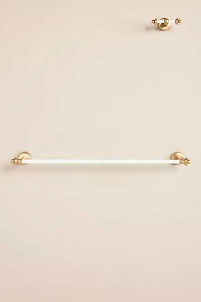 Anthropologie Constantia Towel Bar In White