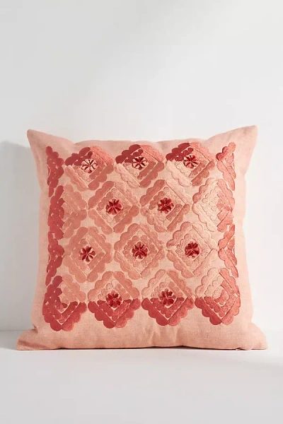 Anthropologie Layla Pillow In Pink