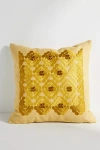 Anthropologie Layla Pillow In Yellow