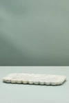 Anthropologie Scalloped Tray In White