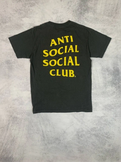 Pre-owned Anti Social Social Club Streetwear Man T-shirt In Green