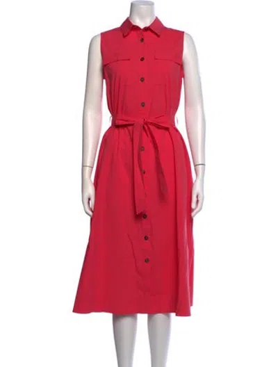 Pre-owned Antonelli Midi Length Dress In Pink