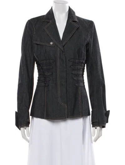 Pre-owned Antonio Berardi Blazer In Grey