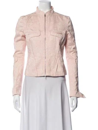 Pre-owned Antonio Berardi Patterned Jacket In Pink