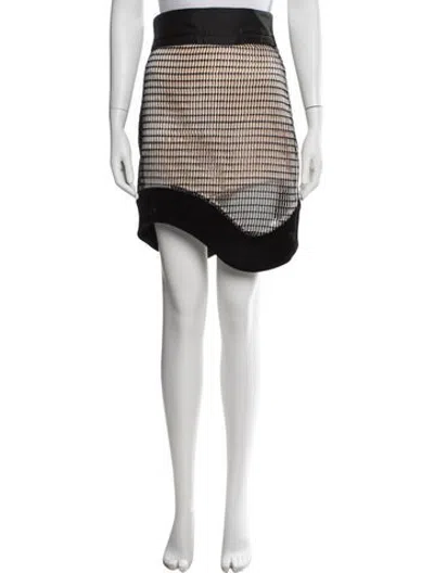 Pre-owned Antonio Berardi Patterned Mini Skirt In Multicolor