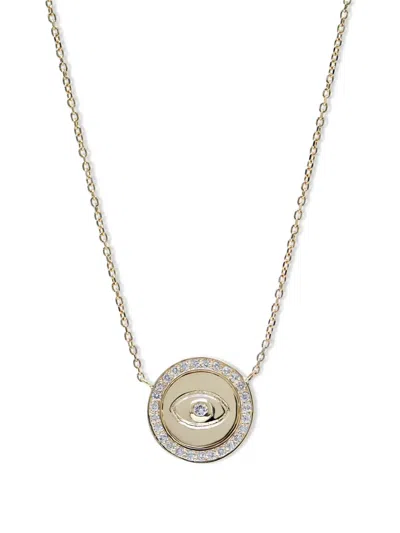 Anzie Royale Diamond Evil-eye Necklace In Gold