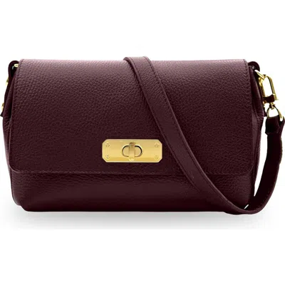 Apatchy London The Maisie Midi Leather Bag In Brown