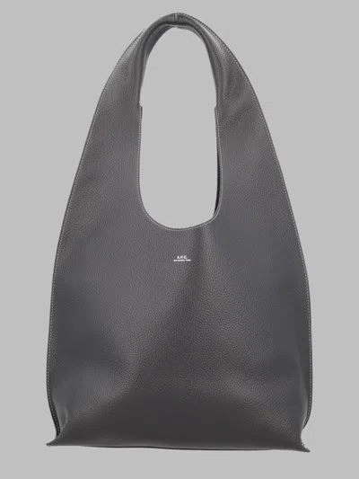 A.p.c. A. P.c. Pebbled Leather Tote Bag In Multicolour