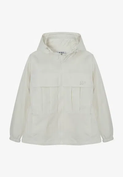 A.p.c. A. P.c. Windbreaker Xs Cream