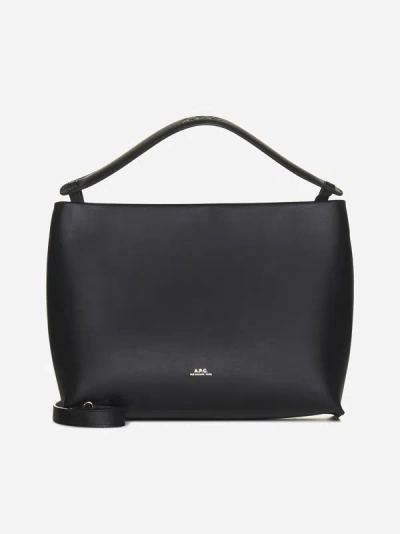 Apc Ashley Leather Bag In Black