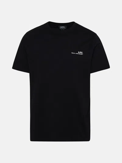 A.p.c. Black Cotton Item T-shirt