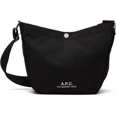 A.p.c. Black Journal Small Satchel In Lzz Black