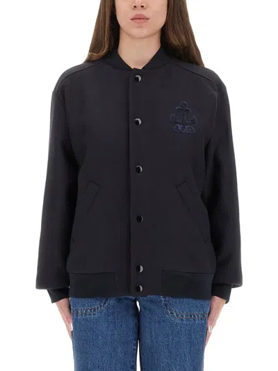 A.p.c. Blue Wool Sweatshirts