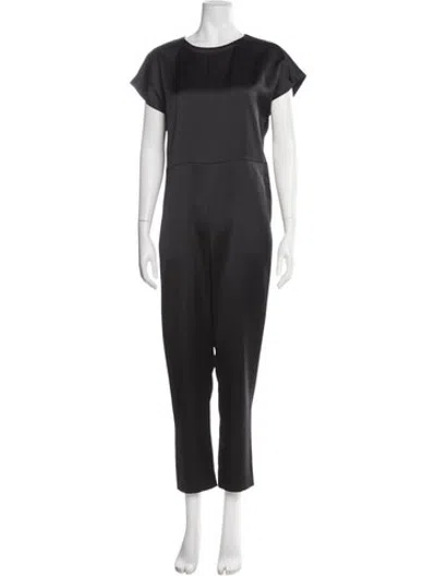 Pre-owned A.p.c. Crew Neck Jumpsuit In Black