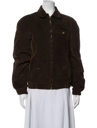 Pre-owned A.p.c. Jacket In Brown