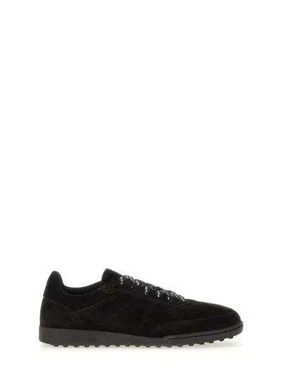 A.p.c. Low-profile Cowhide Leather Sneakers With Textured Sole In Animal Print