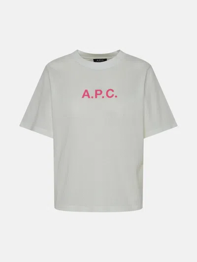 A.p.c. Mae T-shirt In White Cotton