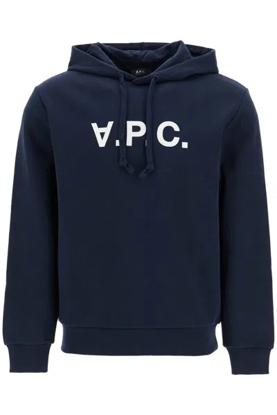 A.p.c. Midnight Blue Cotton Sweatshirt