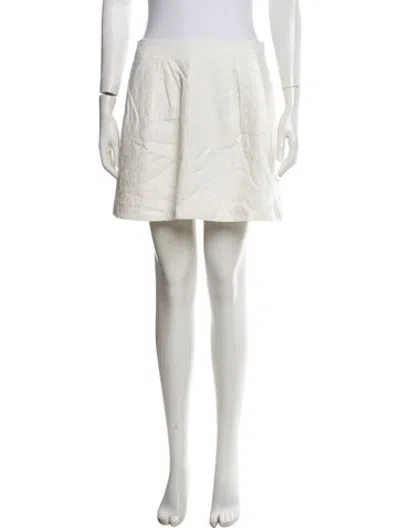 Pre-owned A.p.c. Mini Skirt In Neutrals