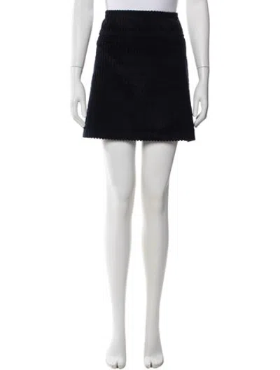 Pre-owned A.p.c. Mini Skirt In White