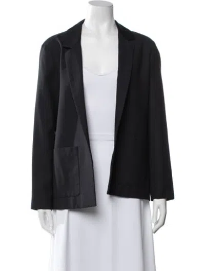 Pre-owned A.p.c. Virgin Wool Blazer In Blue