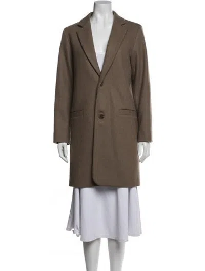 Pre-owned A.p.c. Wool Coat In Brown