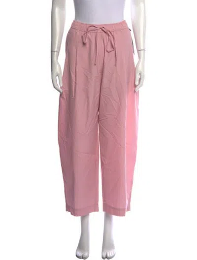Pre-owned Apiece Apart Striped Wide Leg Pants W/ Tags In Pink