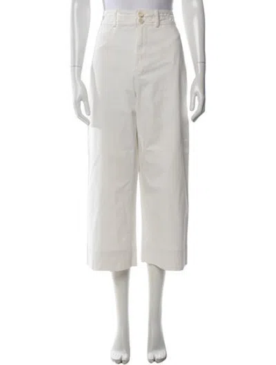 Pre-owned Apiece Apart Wide Leg Pants In Neutrals