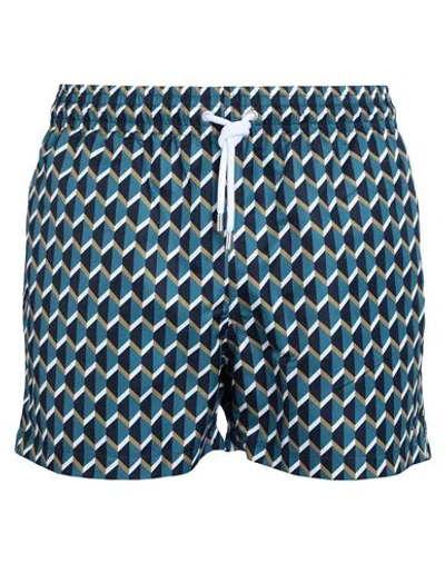 Apnee Apnée Man Swim Trunks Deep Jade Size L Polyester In Green