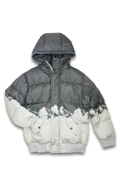 Appaman Kids' Down Puffy Coat In Gray