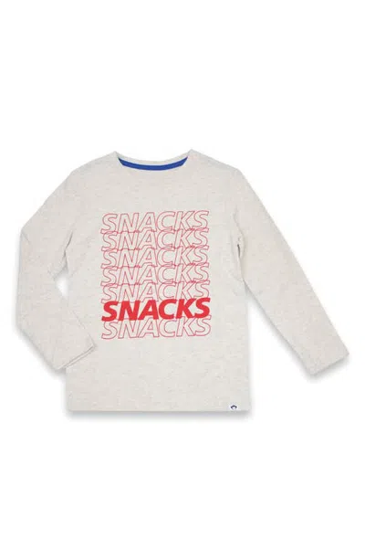 Appaman Kids' Graphic Long Sleeve T-shirt In White