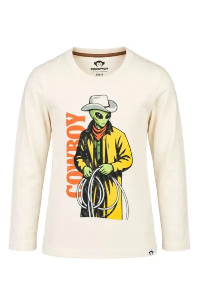 Appaman Kids' Graphic Long Sleeve T-shirt In Neutral