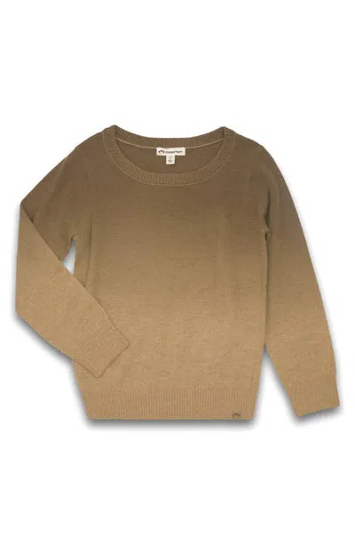 Appaman Kids' Kos Ombre Sweater In Brown