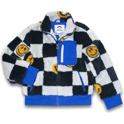 Appaman Kids' Woodland Fleece Jacket In Blue