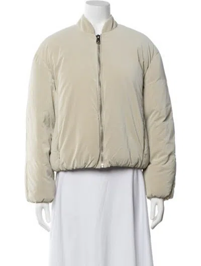 Pre-owned Apparis Bomber Jacket In Neutrals