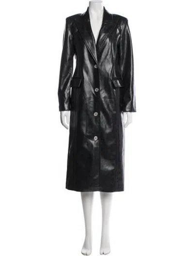 Pre-owned Apparis Coat In Black