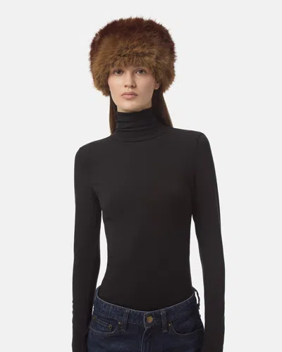 Apparis Margot Mink Pillbox Hat