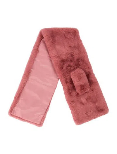 Pre-owned Apparis Scarf In Pink