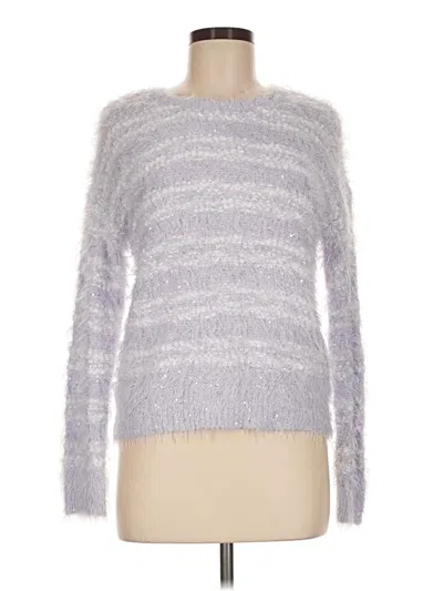 Pre-owned Apt. 9 Pullover Sweater In Silver