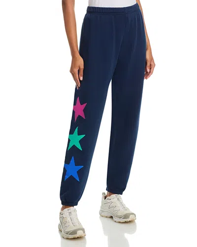 Aqua Gina Stars Sweatpants - Exclusive In Blue