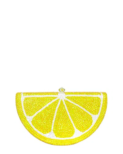 Aquaswiss Aqs Lemon Crystal Clutch In Nocolor