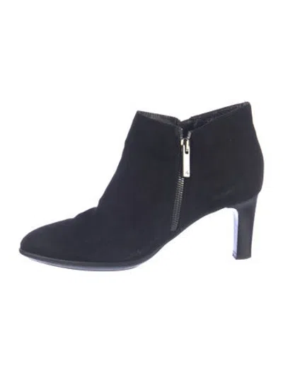 Pre-owned Aquatalia Suede Boots In Blue