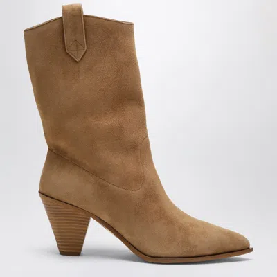 Aquazzura Boogie Camel-coloured Texan Boots