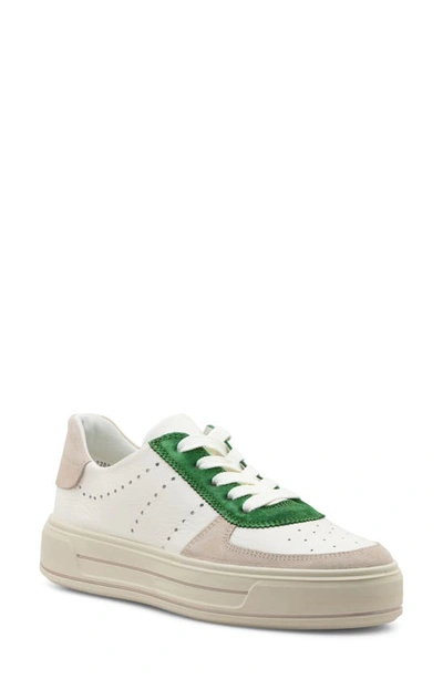 Ara Calgary Platform Sneaker In Green