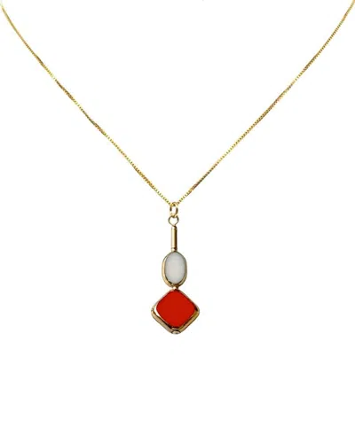Aracheli Studio Women's Minimalist Red And White Art Deco
