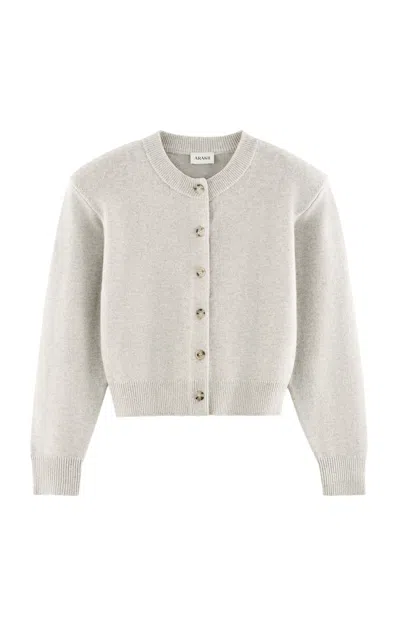 Arakii Exclusive Nea Wool Cardigan In Neutral