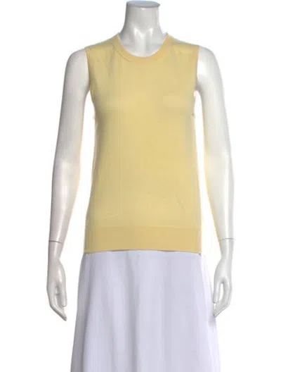 Pre-owned Arch4 Cashmere Crew Neck Sweater In Neutrals
