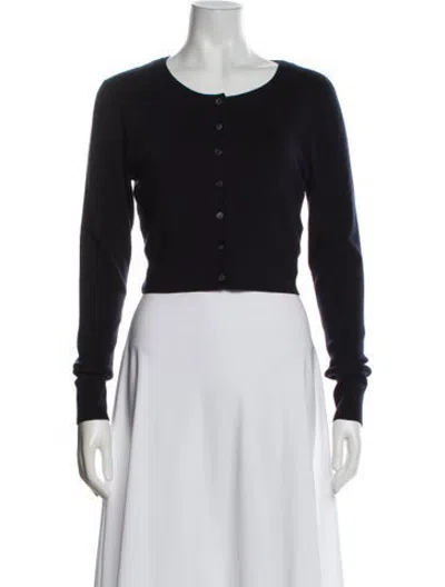 Pre-owned Arch4 Cashmere Scoop Neck Sweater In White
