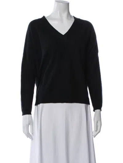 Pre-owned Arch4 Cashmere V-neck Sweater In Black